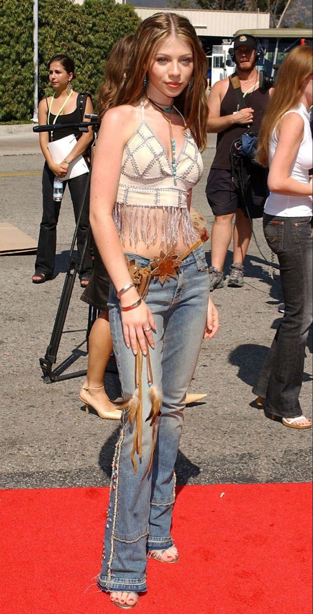 Y2K Fashion displayed in red carpet